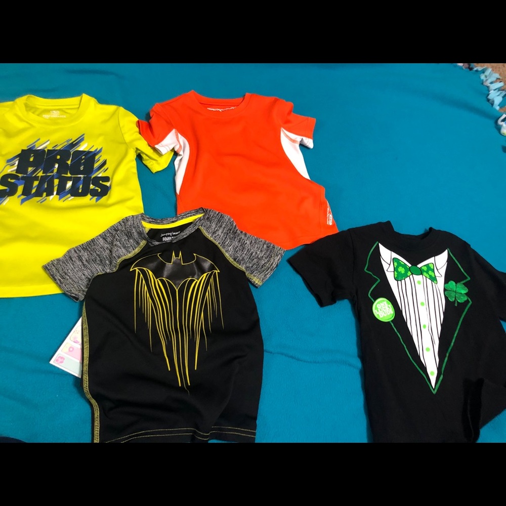 4/$20 SZ 4 boys short sleeved tshirt bundle